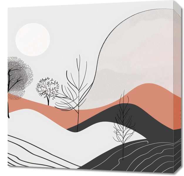 Obraz 60x60cm Półcień Widoku zdjęcie 1