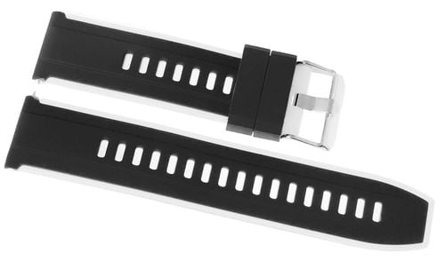 pasek silikonowy czarno-biały u22-22-1 na Arena.pl