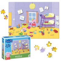 puzzle edukacyjne świnka peppa w pokoju 60 el. układanka dla dzieci 200332