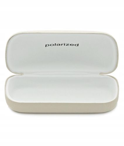Twarde etui KREMOWE Futerał na okulary PolarZone na Arena.pl