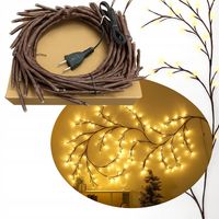 GAŁĄZKA DRZEWNA LED OZDOBNE DRZEWKO LAMPKI ŚWIĄTECZNE ŚWIĘTA XXL 180CM