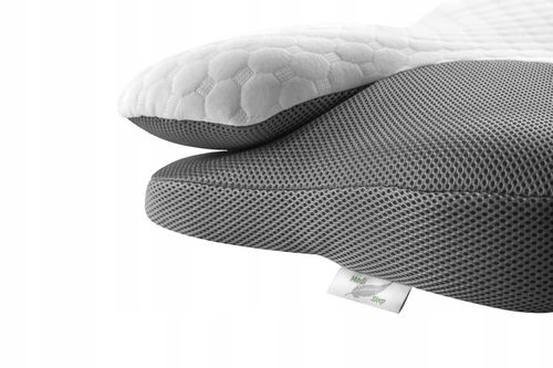 PODUSZKA ORTOPEDYCZNA Z WGŁĘBIENIEM DO SPANIA NA BOKU PROFILOWANA DUŻA na Arena.pl