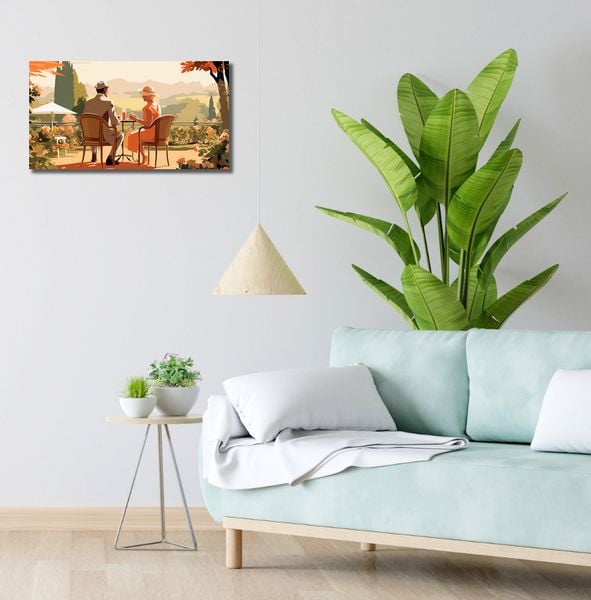 Obraz 60x30cm Retro Randka zdjęcie 2