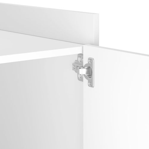 Szafka nocna, biała, 45x50x50 cm, materiał drewnopochodny na Arena.pl