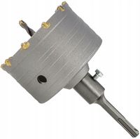 FREZ DO MURU OTWORNICA KORONKA 100 MM / SDS PLUS + PRZEDŁUŻKA ADAPTER
