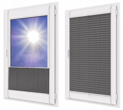 Roleta plisowana ZACIEMNIAJĄCA termo - na Haczykach PLISA 42 x 150 cm na Arena.pl