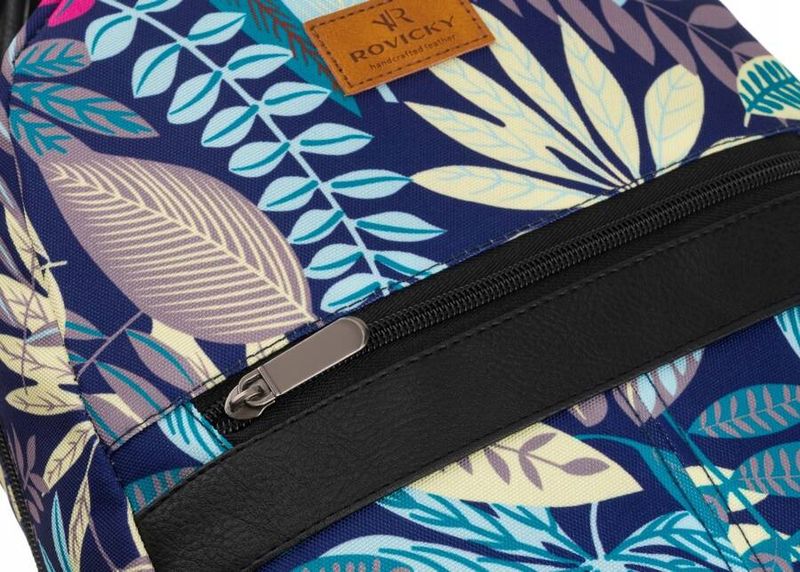 wzorzysty, miejski plecak damski - rovicky zdjęcie 8