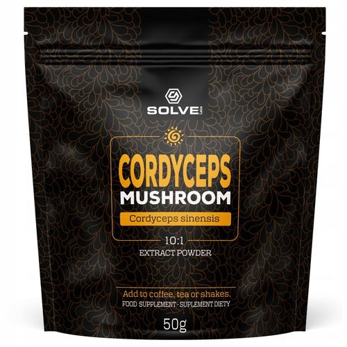 CORDYCEPS SINENSIS 10:1 EKSTRAKT 50G SOLVE LABS na Arena.pl