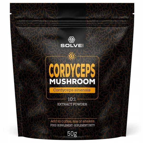CORDYCEPS SINENSIS 10:1 EKSTRAKT 50G SOLVE LABS zdjęcie 1