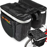 DUŻA TORBA ROWEROWA NA BAGAŻŃIKA PODWÓJNA SAKWA GRUBA KUFER ROWEROWY ROWER