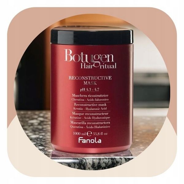 FANOLA BOTUGEN BOTOLIFE Rekonstruująca Odżywiająca Włosy Zniszczone 1000ml zdjęcie 5