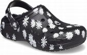 Dziecięce Ocieplane Buty Klapki Chodaki Crocs Baya Lined Printed Clog 33-34