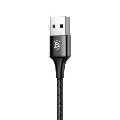 Kabel USB Baseus Rapid 2w1 Micro + USB-C 3A 1.2m (czarny) na Arena.pl