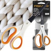 NOŻYCZKI KRAWIECKIE FISKARS NON STICK TITANIUM DO TKANIN OSTRE SOLIDNE 21CM