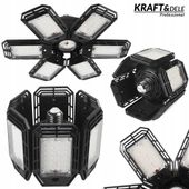 Lampa warsztatowa sufitowa 6 paneli 90° led 180w 6500k 18500 lm KD3484