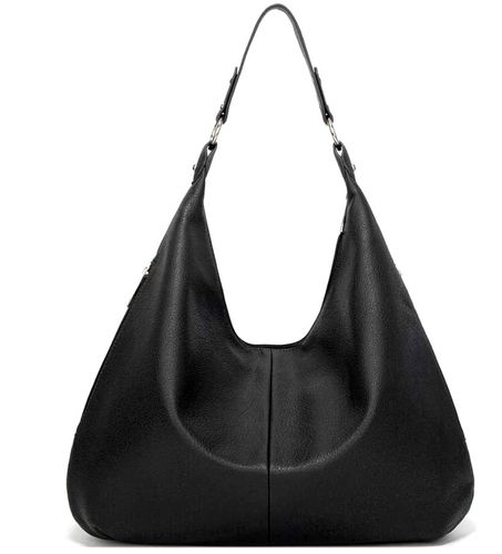 Damska Torebka Skórzana Czarna Worek Pojemna A4 na Arena.pl