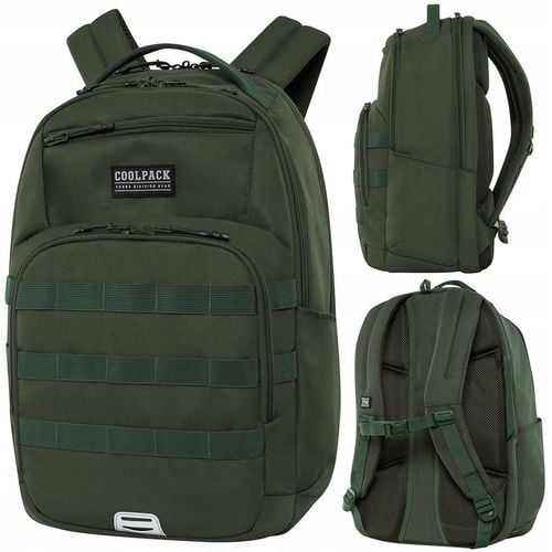 Plecak 2-komorowy Coolpack Army green Patio na Arena.pl