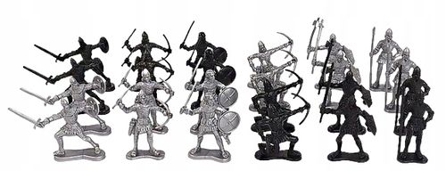 Drewniany Zamek RYCERZE RYCERZYKI ŻOŁNIERZE 60szt na Arena.pl