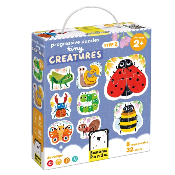 Progressive Puzzles. Tiny Creatures 2+ zdjęcie 1