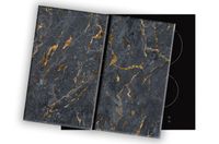 SZKLANA DESKA NA KUCHENKĘ 2x30x52 043C ZŁOTO