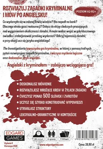 The Investigation. Angielski. Poziom A2-B2+ na Arena.pl