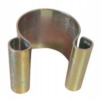 Klipsy spinki stalowe do montażu folii na rurę 32-35mm opakowanie 20 sztuk