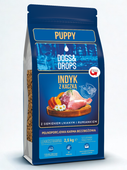 Dogs&Drops Indyk z kaczką Puppy Bezzbożowa karma sucha dla szczeniąt 11,5kg