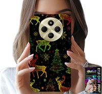 ETUI DO XIAOMI REDMI 14C 4G - RENIFER, PŁATEK ŚNIEGU, CHOINKA + SZKŁO