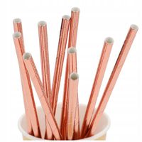 Słomki Papierowe Ozdobne Jednorazowe Rurki Do Napojów Na Wieczór Panieński