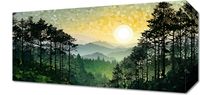 Obraz 40x20cm Mozaika Dźwięków Przyrody