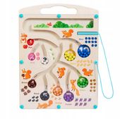 Magnetyczna tablica edukacyjna Montessori nauka kolorów i sortowanie (W106)