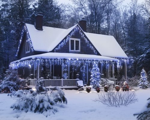 kurtyna led całoroczna sterowana aplikacją dekoracja świetlna 200 girlanda na Arena.pl