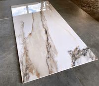 Gres marmurowy 120x60 CALACATTA GOLD wysoki POŁYSK