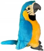 Maskotka Papuga Ara Niebieska Realistyczna DUBI - 28cm