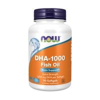 NOW FOODS DHA-1000 Fish Oil Brain Support (90 kaps.)