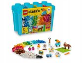 DUŻY ZESTAW PUDEŁKO klocków LEGO CLASSIC DLA DZIECI KREATYWNYCH 850el