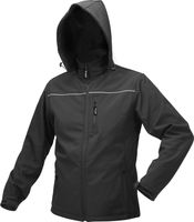 KURTKA SOFTSHELL KAPTUR CZARNA ROZ M YATO