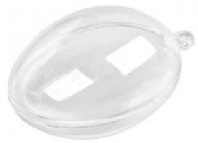 JAJKO AKRYLOWE PRZEŹROCZYSTE JAJKA AKRYLOWE 6CM 10SZT. na Arena.pl