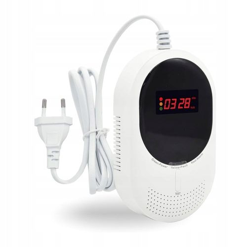 Czujnik Czadu Tlenku Węgla Detektor Gazu Ziemnego Czujka CERTYFIKOWANY LCD na Arena.pl