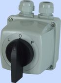ŁĄCZNIK KRZYWKOWY L-0-P 3P IP44 ŁUK E25-43 W OBUDOWIE - E261EY-ED018