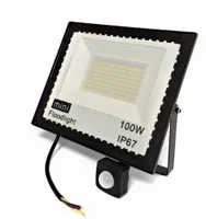 Halogen LED CZUJNIK RUCHU 100W MINI CZUJNIK ZMIERZCHU ZEWNĘTRZNY REFLEKTOR