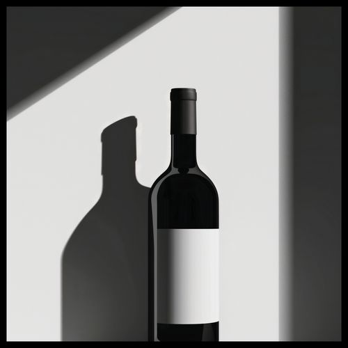 Plakat 50x50cm Butla Wina na Arena.pl