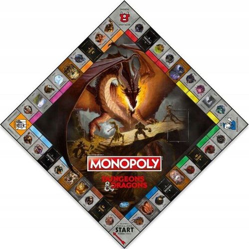 Monopoly RPG D&D PIĘKNA gra planszowa oryginał POLSKA EDYCJA KOLEKCJONERSKA na Arena.pl