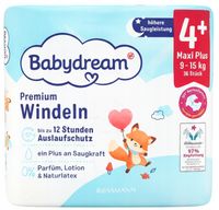 BABYDREAM PREMIUM PIELUCHY 4+ MAXI PLUS 9-15 KG 36 SZT