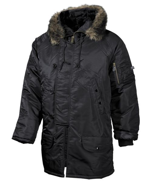 Kurtka puchowa N3B czarna zdjęcie 1