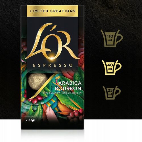 Kapsułki L'OR do Nespresso(r)* kawa 100% arabica, 100 kaw, 9+1 GRATIS na Arena.pl