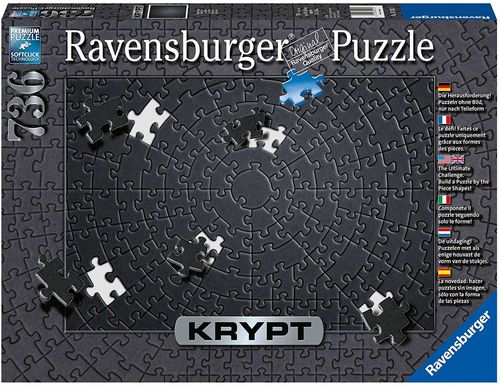 Ravensburger Puzzle Krypt Black 736 elementów 152605 na Arena.pl