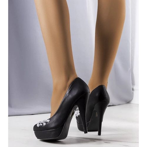 Czarne szpilki na platformie r.35 na Arena.pl