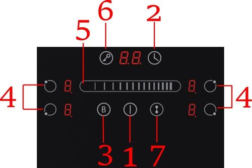 Płyta indukcyjna zabudowy 60cm BH-04MFZIN BOOST TIMER FLEX ZON PÓL 2+3 na Arena.pl