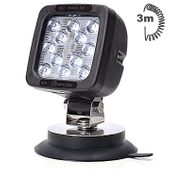 Lampa LED robocza 12LED magnes 3m przewód (691.3)
